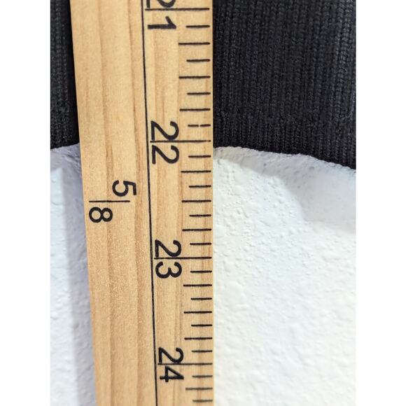 Elie Tahari Womens V-Neck Ribbed Long Sleeve Pullover Sweater Top Black Size S/P - Picture 5 of 6